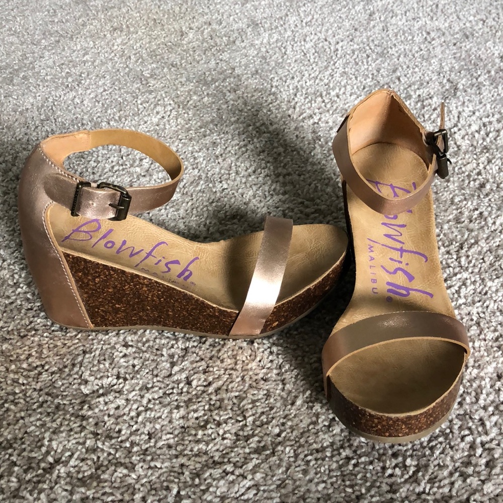 Rose Gold Wedges